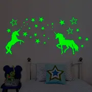 [Namly Design] Wallsticker - Unicorns / Glow in the Dark