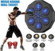 Boxing Training Music Electronic Boxing Wall Target Smart Wall Mounted Combat Boxing and red gloves