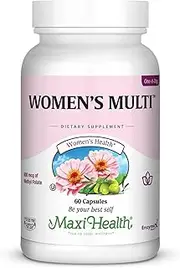 Women's Multi - 1-a-day -Vitamins, Chelated Minerals, 800 mcg Methyl Folate - Kosher - 60 Caps