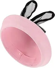 [Ipetboom] Easter Bucket Hat Adorable Rabbit Ear Bucket Hat Kids Outdoor Hat Bunny Ear Accessories Newborn Hat For Baby Girls Role Playing