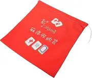 Beavorty Mahjong Storage Bag Drawstring Jewelry Bag Sturdy Construction for Mahjong Tiles