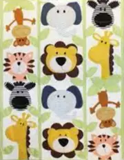 , Jungle Buddies Applique Quilt Pattern