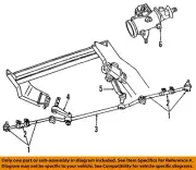 CHRYSLER OEM 01-02 Ram 1500 Steering Linkage-Inner Tie Rod 5017671AA
