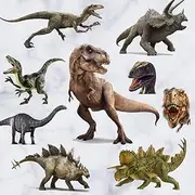 Mendom Watercolour Dinosaur Kids Wall Stickers,Peel and Stick Removable Wall Decals for Kids Nursery Bedroom Living Room