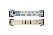 CS1784A 4 Port USB 2.0 / DVI Kvm Desktop Switch With Audio