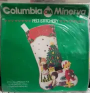 Vintage Columbia Minerva "Christmas Morning" Felt Stocking Kit #7583