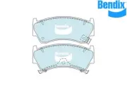 Bendix Brake Pad FT General CT For Nissan Pulsar 95-00 1.6 N15 DB1302 GCT