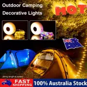 Portable Camping String Lights Rechargeable Camping Lamps Waterproof