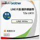 brother TZe-LW31 12mm 原廠護貝標籤帶 LW31