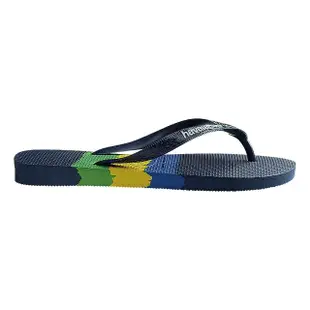 【havaianas 哈瓦仕】哈瓦仕 夾腳拖 男鞋 女鞋 人字拖 國旗 巴西 Brasil Tech 海軍藍 4147239-0555U