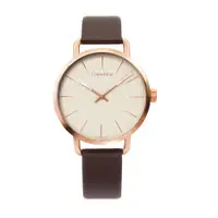 在飛比找蝦皮商城優惠-CK手錶- CK EVEN系列女錶-木質雅緻 岩紋皮革 腕錶