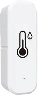 WiFi Temperature, Humidity Sensor, 7x2.5x2cm, Wireless Smart Hygrometer, Remote Monitoring, Data Storage Export, for High Precision, App Alerts, Home, Greenhouse, Office, Basement