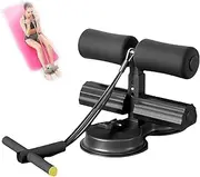Ab Training Auxiliary Device, Portable Adjustable Sit Up Exercise Equipment with Suction Cup and Resistance Band, Multi-functional Adjustable Ab Trainer for Home Gym Fitness