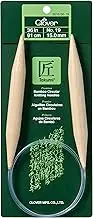 Clover Bamboo Circular Knitting Needles 36in/ No. 19, 36"