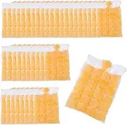 50 Pack Ice Cube Bags Disposable Freezer Bags Self-Sealing Ice Cube Bags for Cocktail Freezer Coffee Whiskey Baby Food