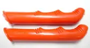 VINTAGE SCHWINN STINGRAY SUNSET ORANGE KRATE LEVER COVERS *NOS*