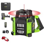Huepar Electronic Self-Leveling Rotary Red Laser Level Kit - 360 Horizontal L...