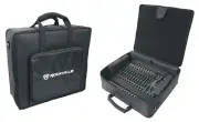 Rockville Semi-Hard Mixer Bag+6 Padded Dividers Fits Blackmagic Design Fairlight