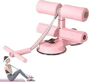 Ab Training Auxiliary Device, Portable Sit up Exercise Equipment, Three Levels of Height Adjustment, Double Suction Cups, Multi-functional Adjustable Ab Trainer Equipment, for Home & Gym