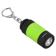 2.1" Mini Rechargeable LED Keychain Flashlight USB Charging Light Green