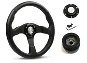 SAAS Steering Wheel D1-SWB-R & boss for Leyland Mini Clubman Mini Moke