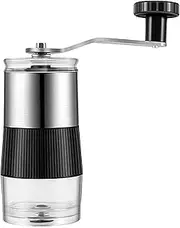 Portable Coffee Grinder,Manual Coffee Grinder Burr | Coffee Grinder, Hand Crank Coffee Mill with Stainless Steel Handle & Catch