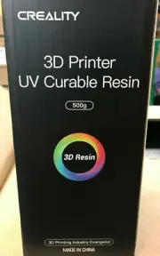 Transparent Red - Crealty 3D Printer UV Curable Resin 500g New!