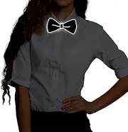[Ainiv] Light Up Neckties Bowties Suspenders LED Party Supplies Glow in the Dark Adjustable for Women and Men Parties