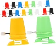 Kisangel Create Your Own Robot 18pcs Walking Robot Movement Toy DIY Plastic Mechanism Educational Toy for Boys and Girls Clay Craft Accessory
