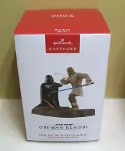 Hallmark Keepsake Disney Star Wars OBI-WAN DARTH VADER FACE-OFF "SOUND" Ornament