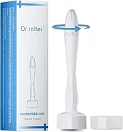 [Dr.roller] Derma Stamp, Microneedling Dermastamp 0-3.0 mm Adjustable, Microneedling Pen Dermaroller with 140 Titanium Micro Needles, Dermastamp Derma Roller Beard Roller for Hair, Beard Growth, Face,