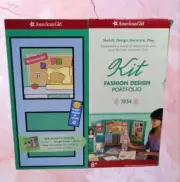 American Girl Sketch Design Decorte Play Kit Fashion Design Portfolio 1934