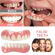 Smile Snap On False Teeth Upper & Lower Dental Veneers Dentures Tooth Cover hd=