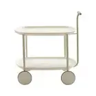 NNEDSZ Movable Modern Trolley Small Unit Coffee Table Cart Storage Sofa Side Tab