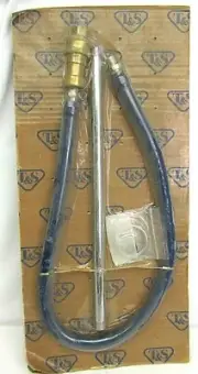T&S Appliance Water Hose Connector 36" Long w/ Quick Disconnect NEW 3/8" Thread
