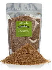 Applewood Smoked Sea Salt, Small Flakes Dissolve Easily, GMO and MSG Free, Gr...