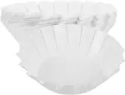 Mikinona 50pcs Cupcake Liners Greaseproof Baking Cases for Basque Cakes Oil Paper Wrappers for Snacks Muffins Parties Weddings and Events