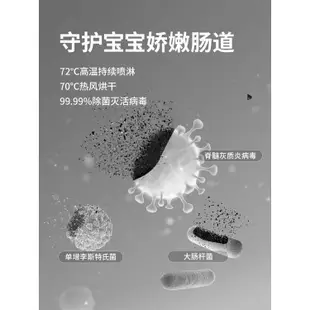 【台灣專供 定金價格】娃物奶瓶清洗機全自動消毒帶烘干洗烘一體機智能洗奶瓶機器全自動