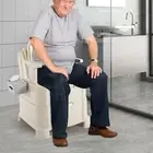 Portable Toilet Bedside Commode Floor Standing with Sensor Night Light BH-135 US