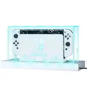 Acrylic Host Protective Dust Cover Shell Luminous Base Box for Nintendo Switch Oled