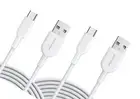 3ft and 6ft Long USB-C Cables Fast Charge TYPE-C Cord Power for Cell Phones