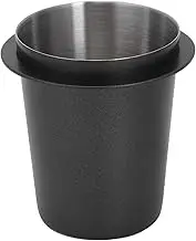 58Mm Stainless Steel Dosing Cup for Coffee and Milk Tea - Easy to Clean, Small and Exquisite Portafilter for Home and Coffee Shops (Black)