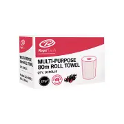 Multi-Purpose Hand Paper Towel Roll Royal Touch 2 Ply 80M 16 Rolls