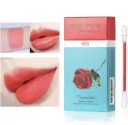 Eliversion 20Pcs Tattoo Lipstick Cotton Swab, Waterproof Non-Stick Tattoo Lip...
