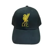 Liverpool FC Core Baseball Cap Black Gold Bird LFC Gift