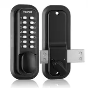 VEVOR Mechanical Keyless Entry Door Lock, 14 Digit Keypad, Water-proof Zinc Alloy, Outdoor Gate Door Locks Set with Surface-mounted Latch, Keypad and