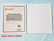 6 pcs Blank 5" x 7" Artist Canvas Panel Panels Board Art Drawing BULK NEW