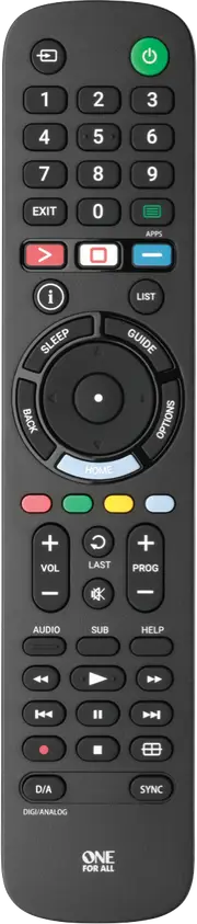 One For All Sony Replacement Remote