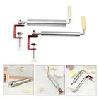 Stainless Steel Dough Roller with Wooden Handle Non Stick for Cake Pizza