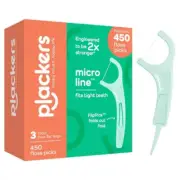Plackers Micro Line Dental Floss Picks – Mint, 450 Count